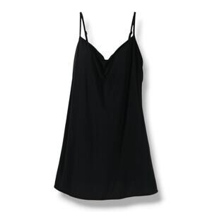 Aqua Green Modest Swimdress XL Black Adjustable Slip Shelf-Bra Skirted One-Piece